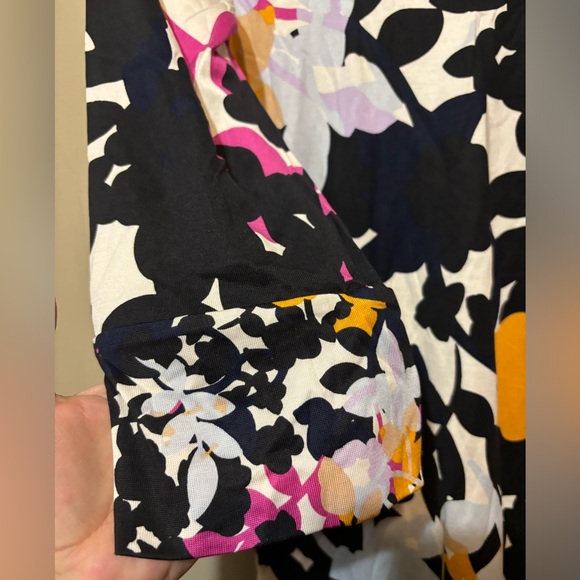 DIANE VON FURSTENBERG 100% Silk Floral Dress - Picture 9 of 10